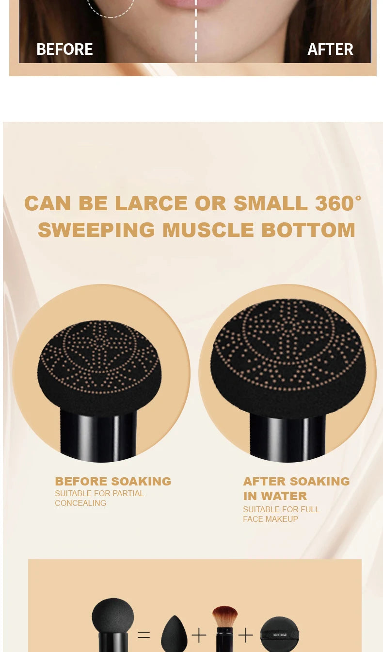Fond de Teint Air Cushion Ocheal – Couvrance Légère et Confortable