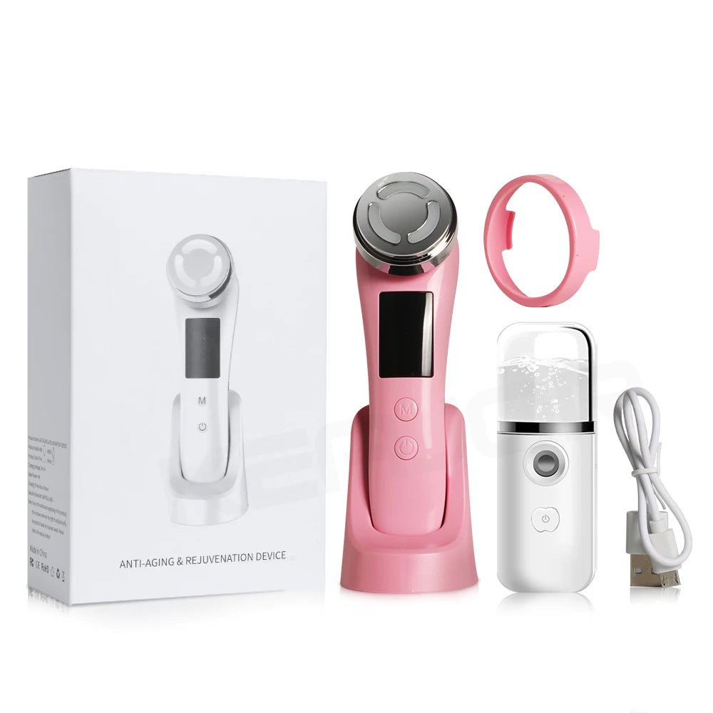 Appareil Anti-Âge RF & EMS – Lifting Facial et Rajeunissement de la Peau