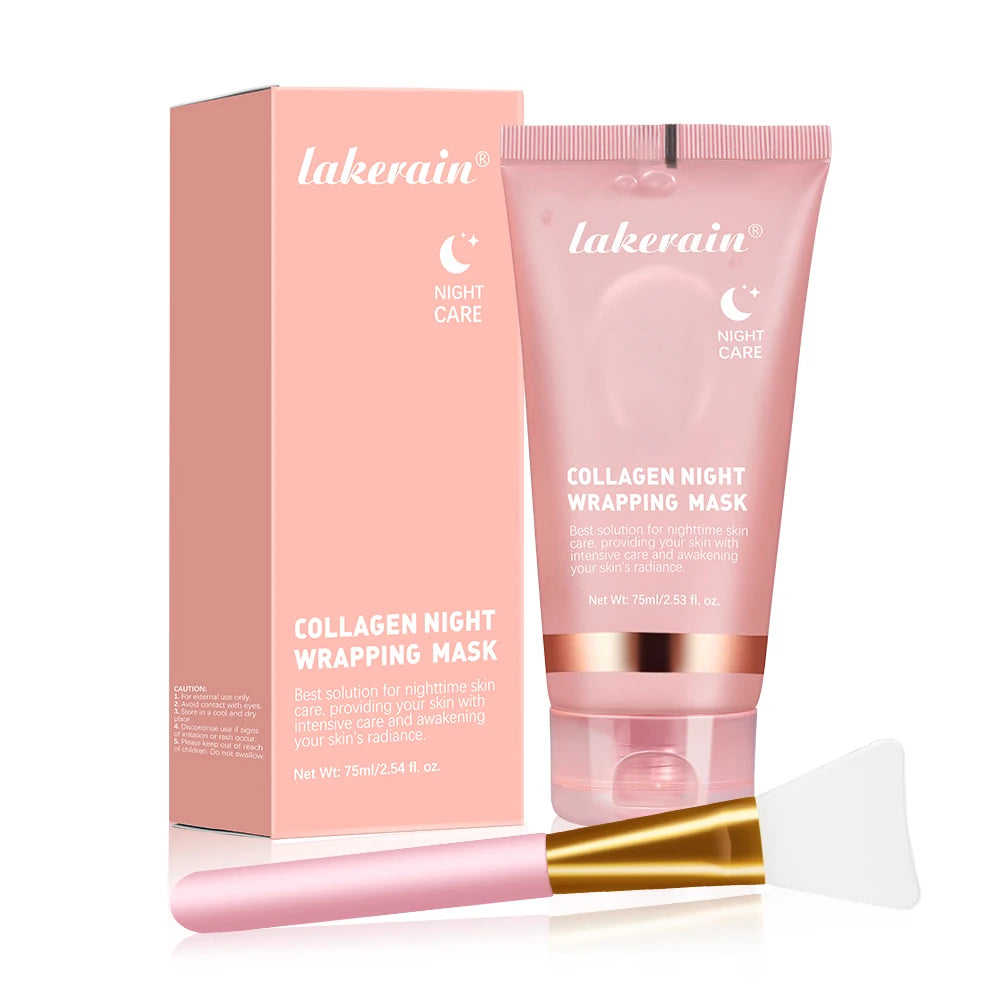 Kit Masque au Collagène et Pinceau – Soin Hydratant et Raffermissant
