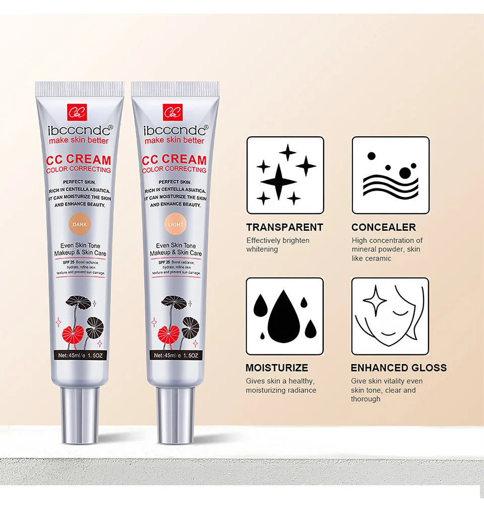 Crème Correctrice de Teint 45 ml – Effet Bonne Mine Instantané