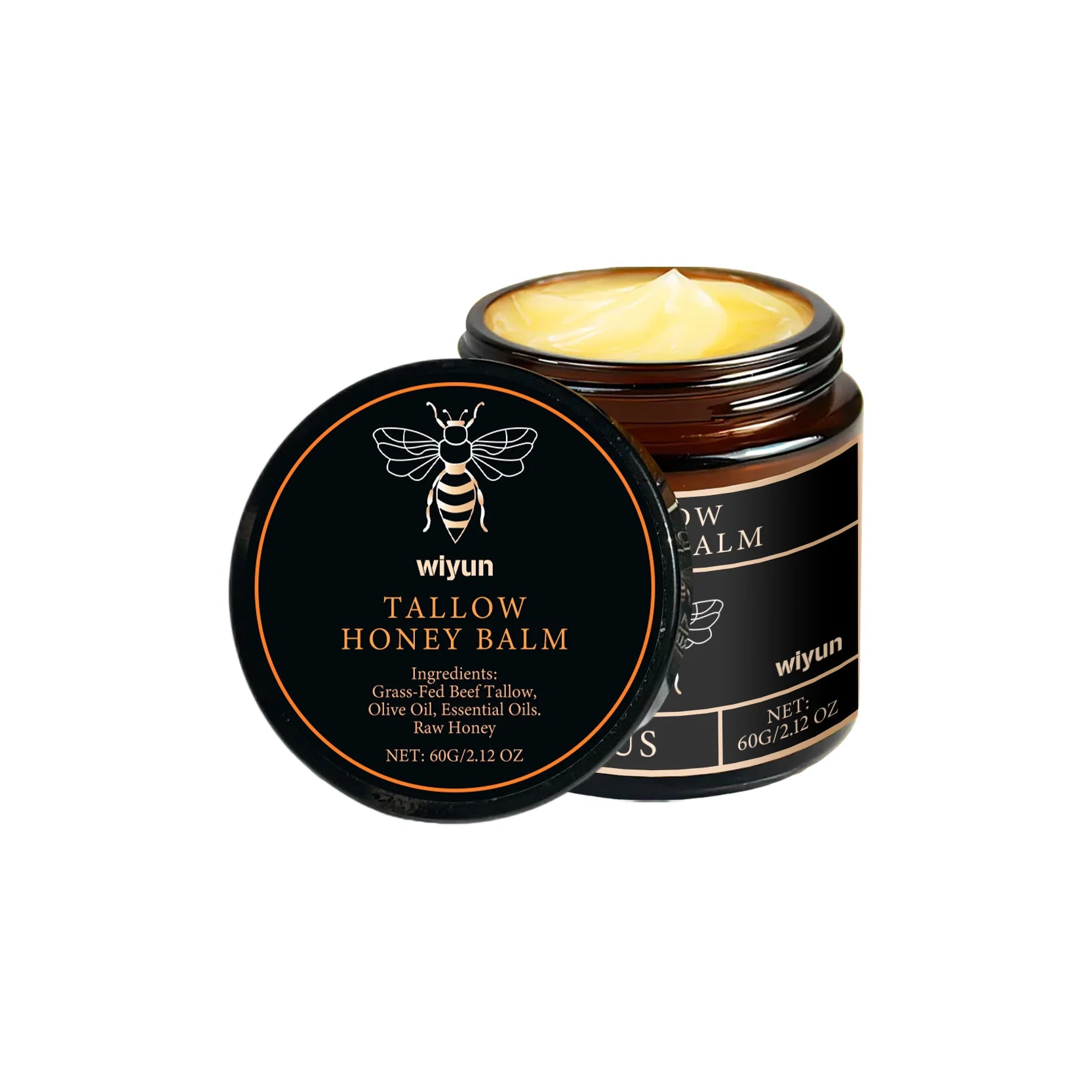 Lotion Corps au Suif de Bœuf & Miel – Hydratante, Raffermissante et Unifiante