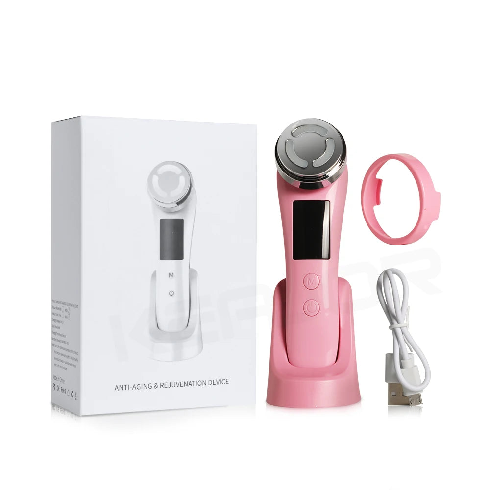 Appareil Anti-Âge RF & EMS – Lifting Facial et Rajeunissement de la Peau