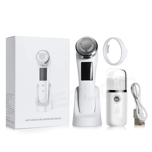 Appareil Anti-Âge RF & EMS – Lifting Facial et Rajeunissement de la Peau