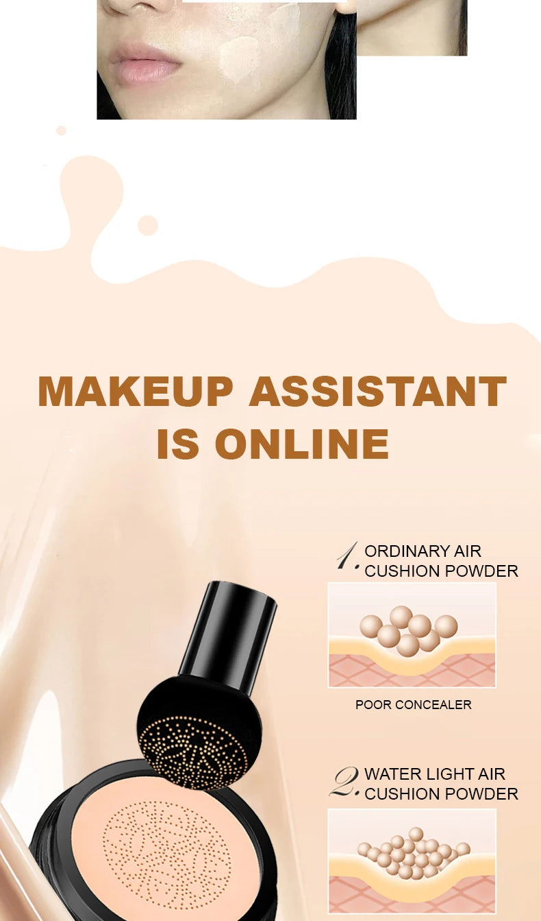 Fond de Teint Air Cushion Ocheal – Couvrance Légère et Confortable