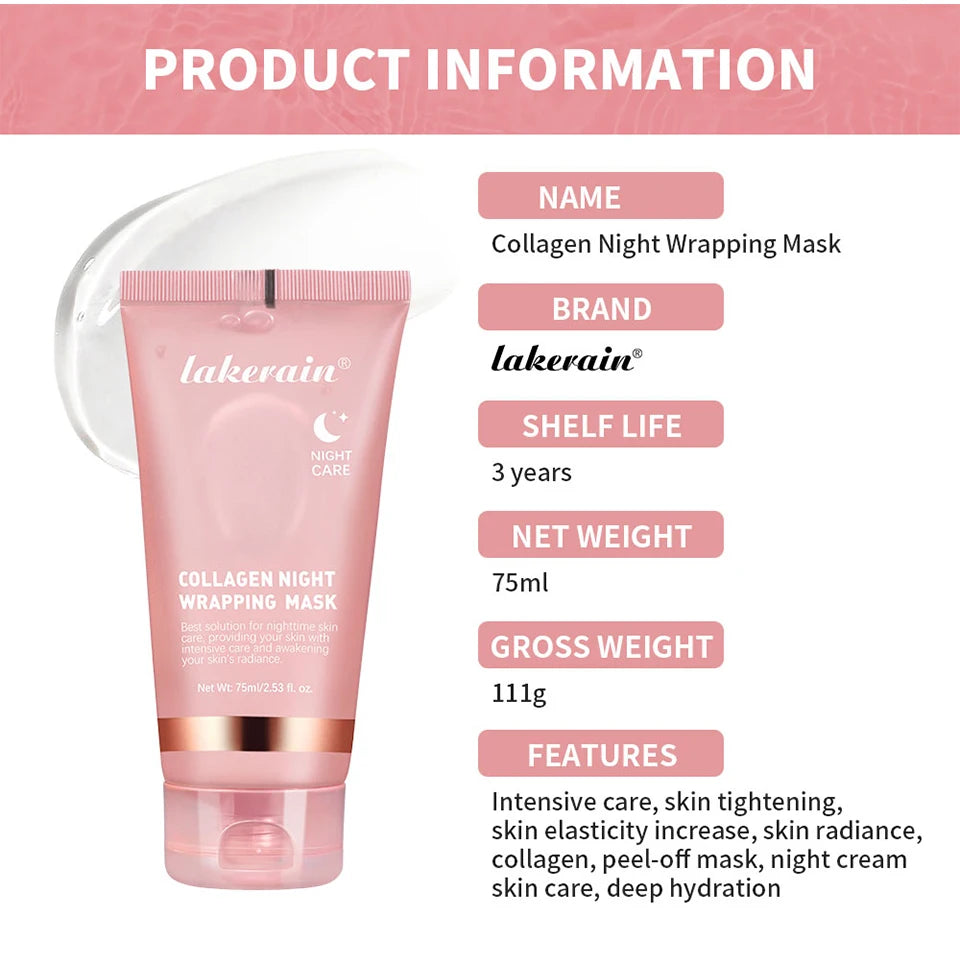 Kit Masque au Collagène et Pinceau – Soin Hydratant et Raffermissant