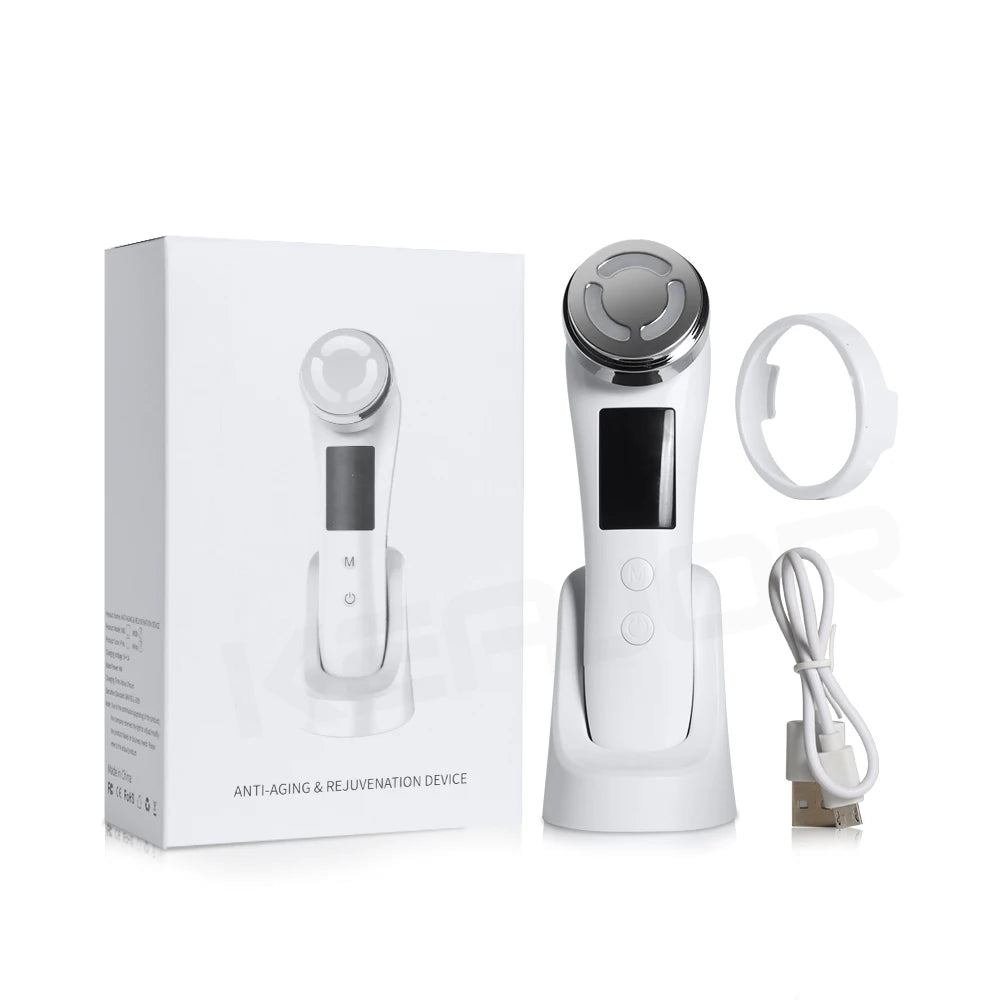 Appareil Anti-Âge RF & EMS – Lifting Facial et Rajeunissement de la Peau