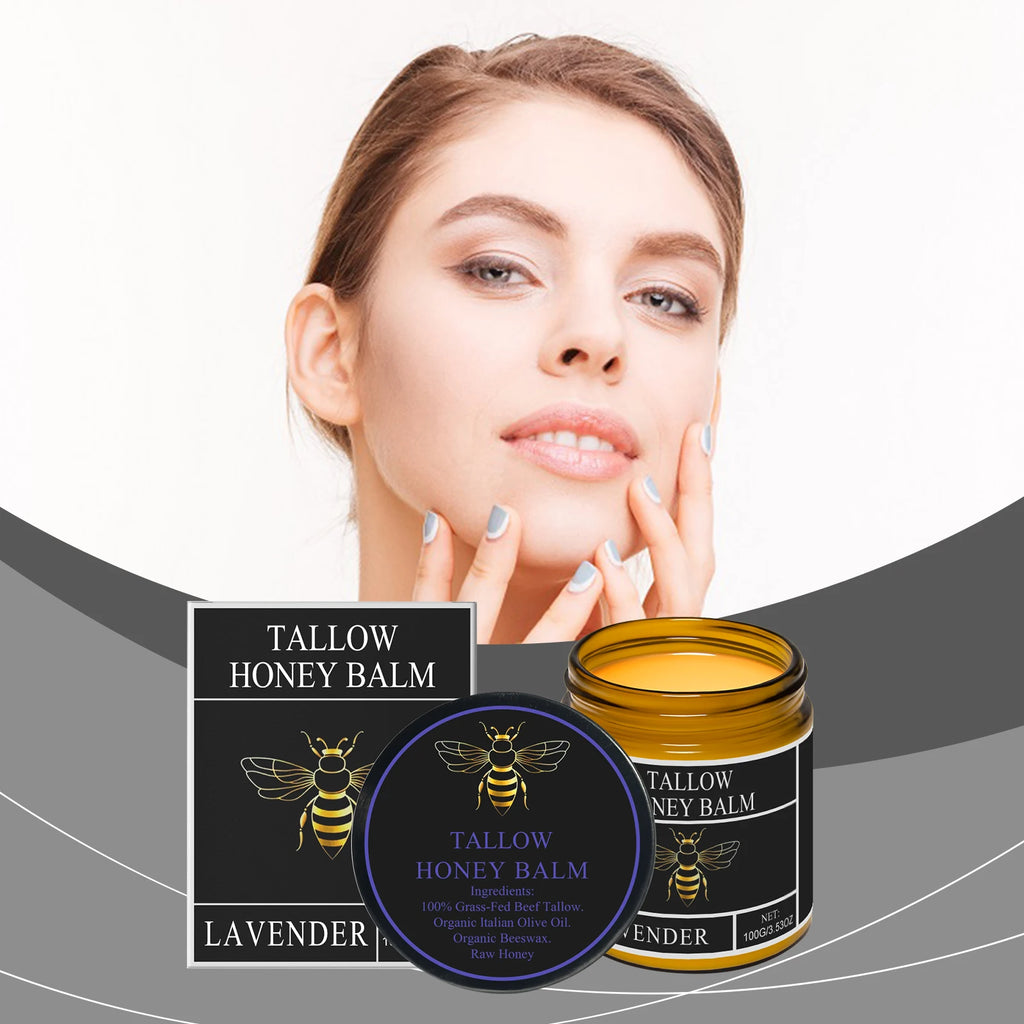 Lotion Corps au Suif de Bœuf & Miel – Hydratante, Raffermissante et Unifiante