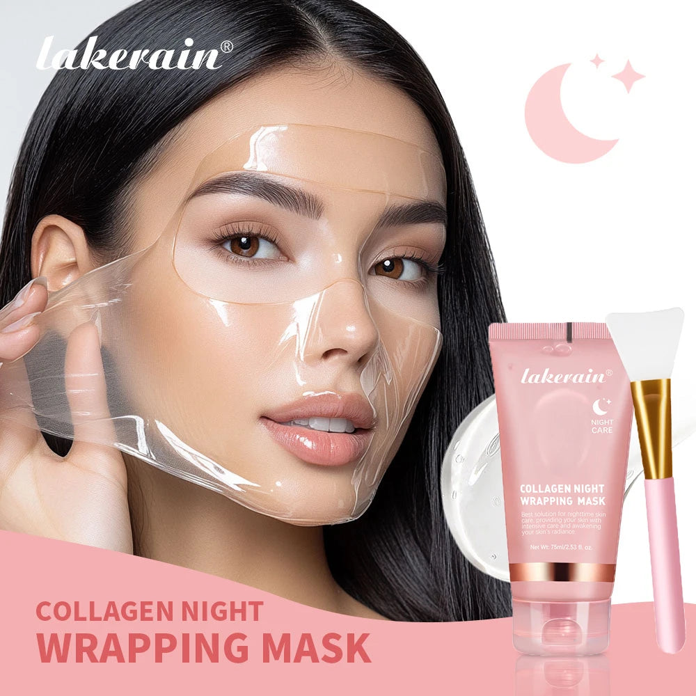 Kit Masque au Collagène et Pinceau – Soin Hydratant et Raffermissant